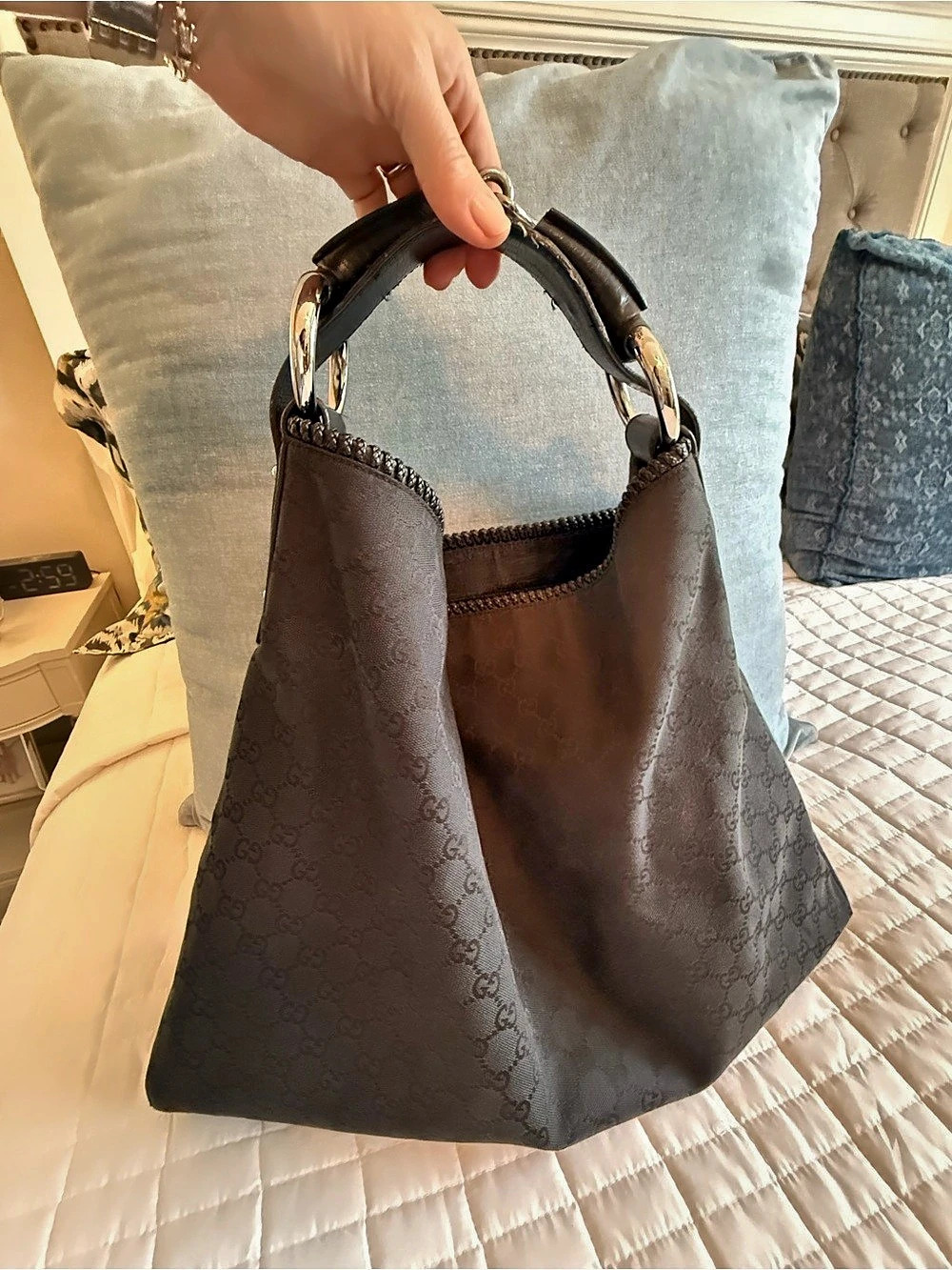 Gucci Black Hobo Bag